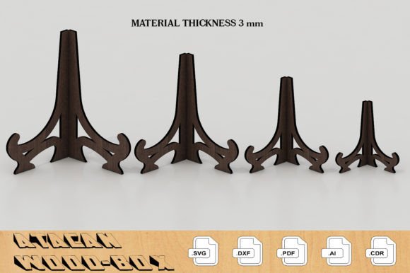 3mm Photo Holder: Laser Cutting Stands for Brands