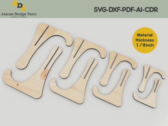 Easels for Display Photo Stand Holder: Laser Cutting Stands