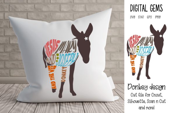 Jesus, Mary Joseph the Wee Donkey: Graphics for Crafts