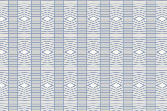 Pattern Blue Horizontal Rectangle: Modern Graphics & Patterns
