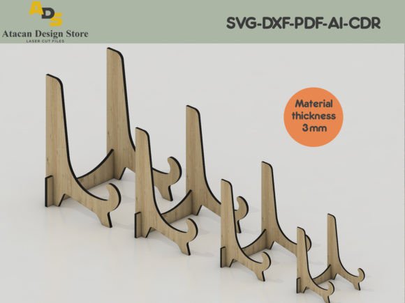 Pic Display Stand Easel Bowl Holder for Laser Cutting Stands