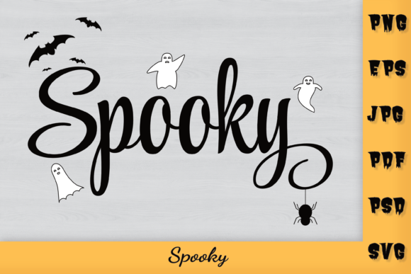 Spooky SVG: Bold Graphics for Print Templates