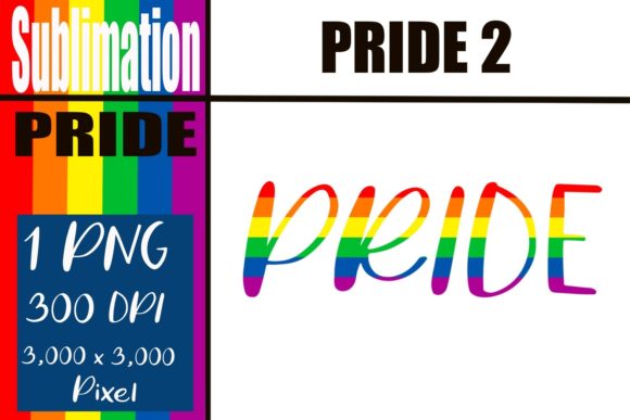 Sublimation Pride 2: Vibrant Graphics & Illustrations