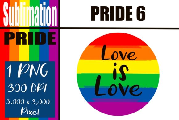 Sublimation Pride 6: Vibrant Graphics for Modern Illustrations