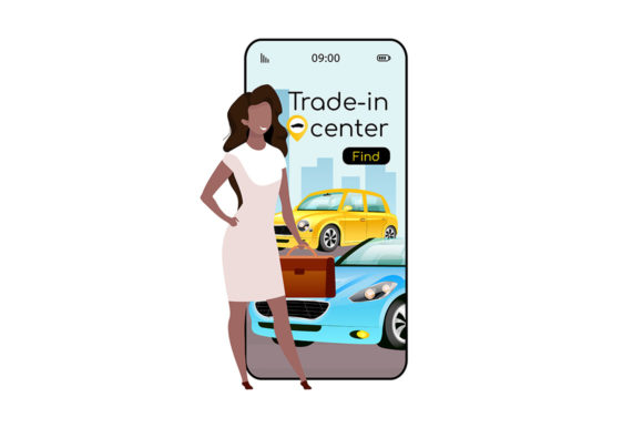 Trade in Center Smartphone: Graphics for Ux And Ui Kits